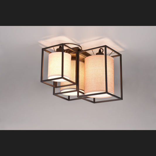 Ross - Ceiling Light - Brown - Trio - 603130317