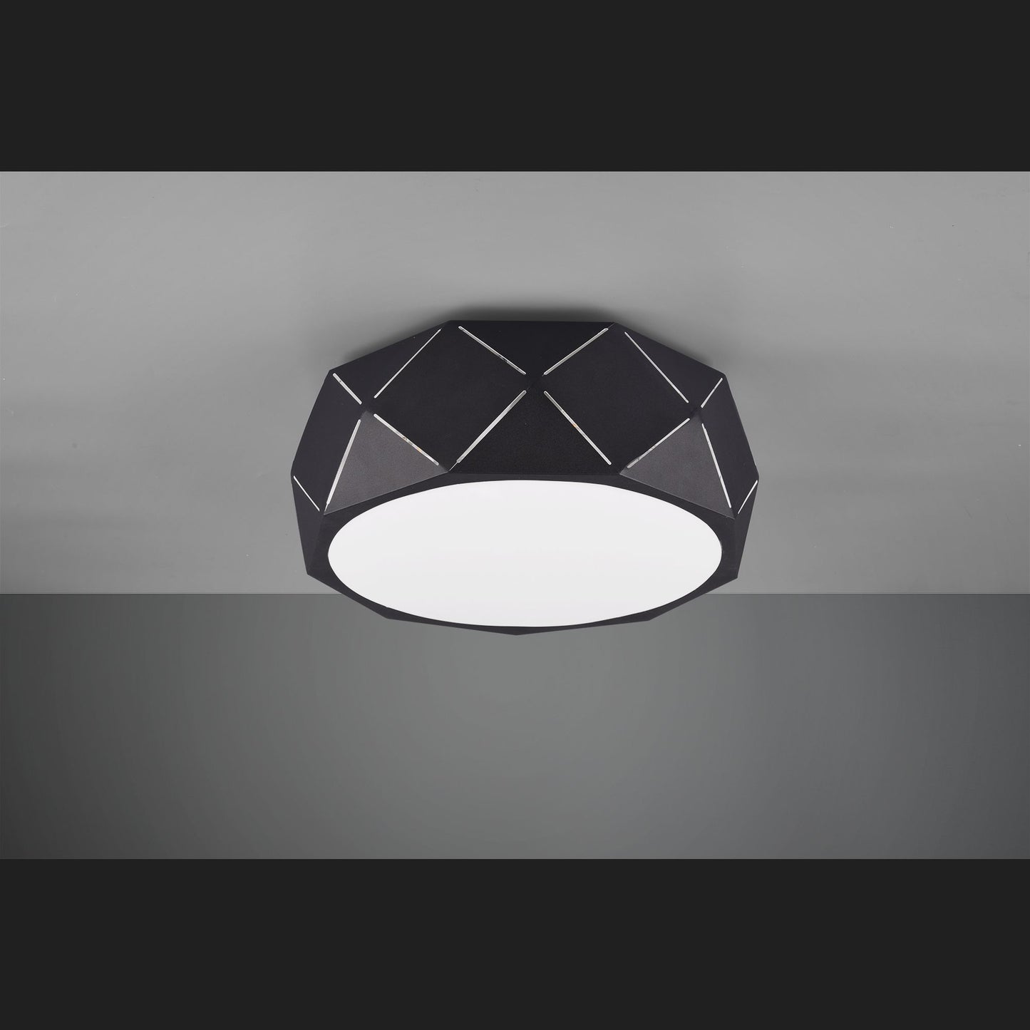 Zandor  - Ceiling lamp - Black Matt - Trio