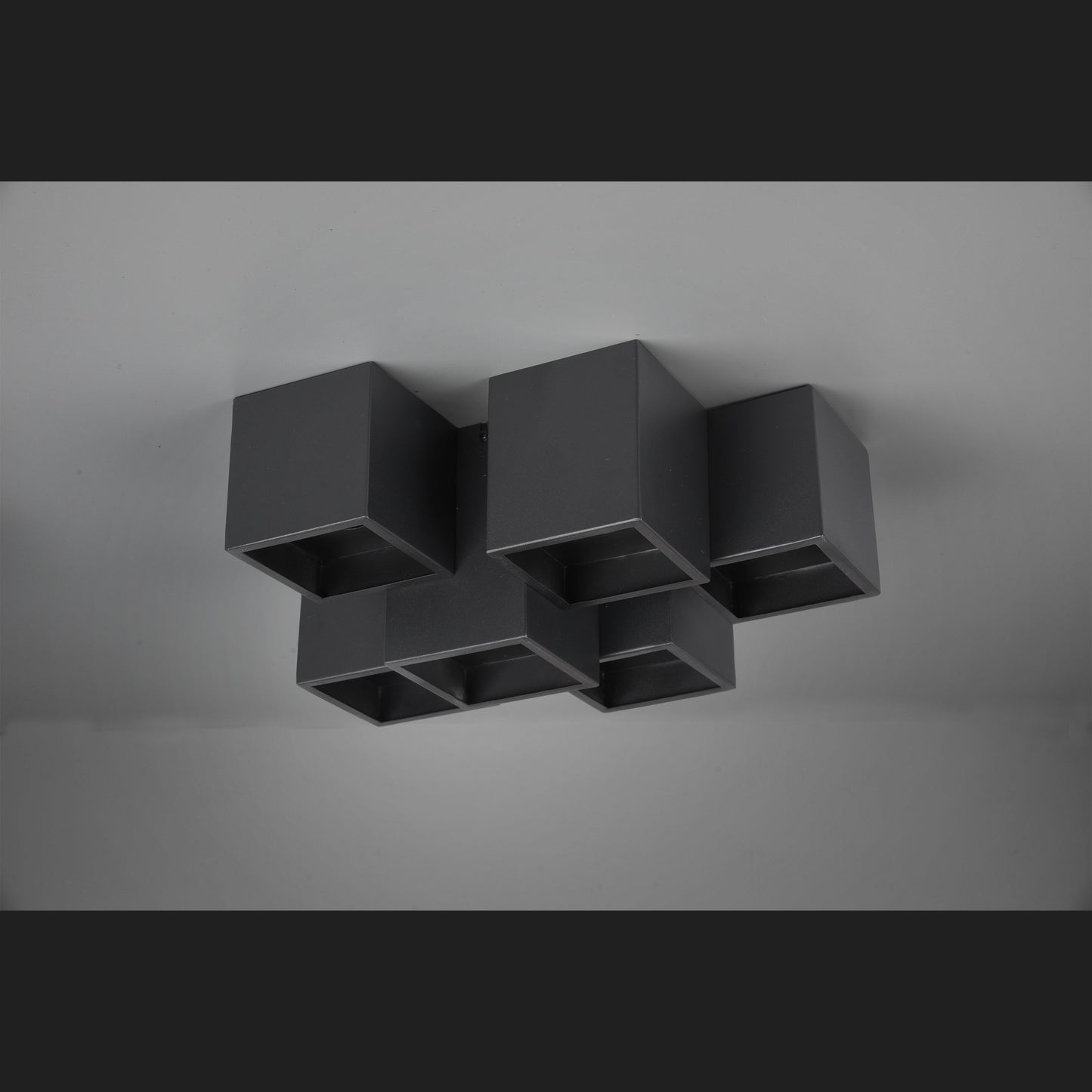 Fernando  - Ceiling lamp - Black Matt - Trio