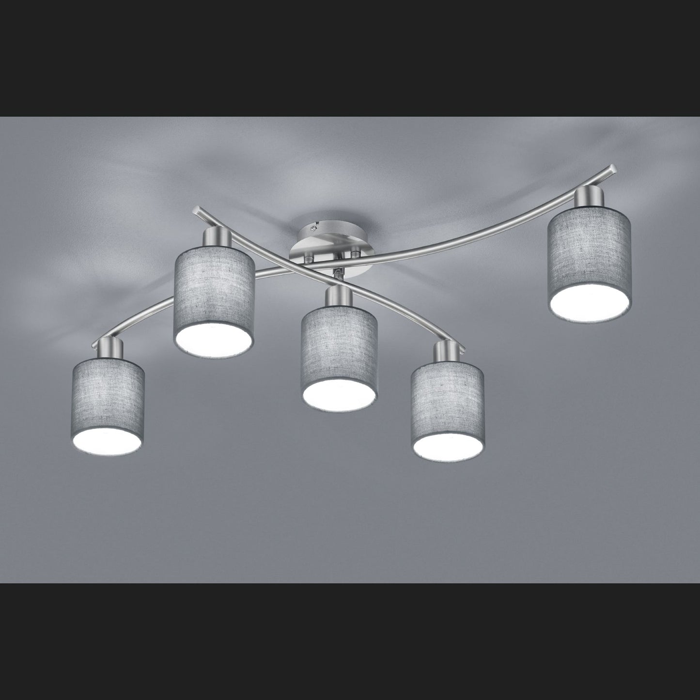 Garda  - Ceiling lamp - Grey - Trio