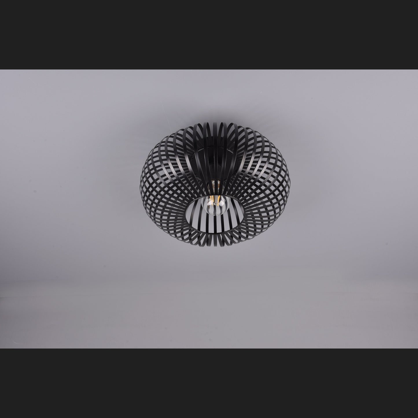 Johann  - Ceiling lamp - Black Matt - Trio
