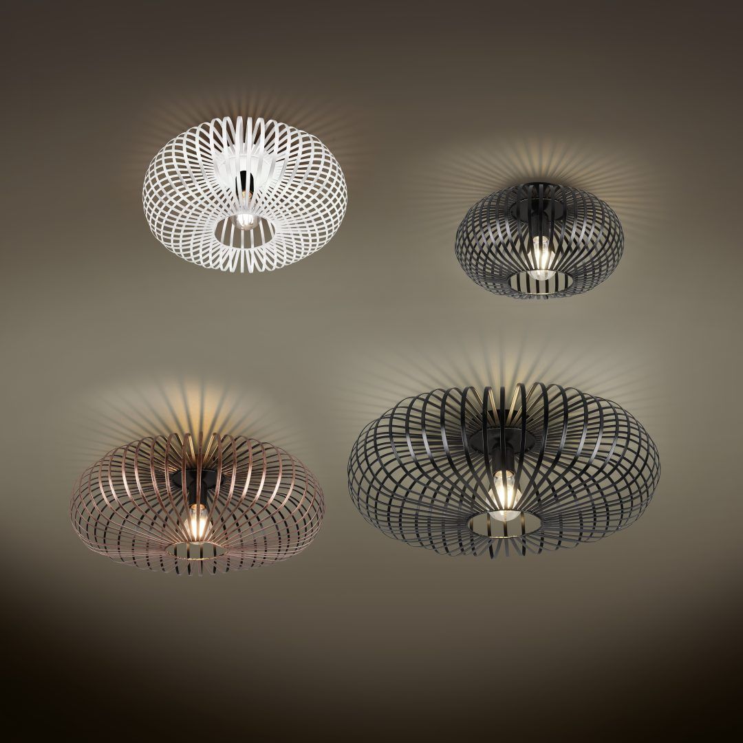 Johann  - Ceiling lamp - Black Matt - Trio