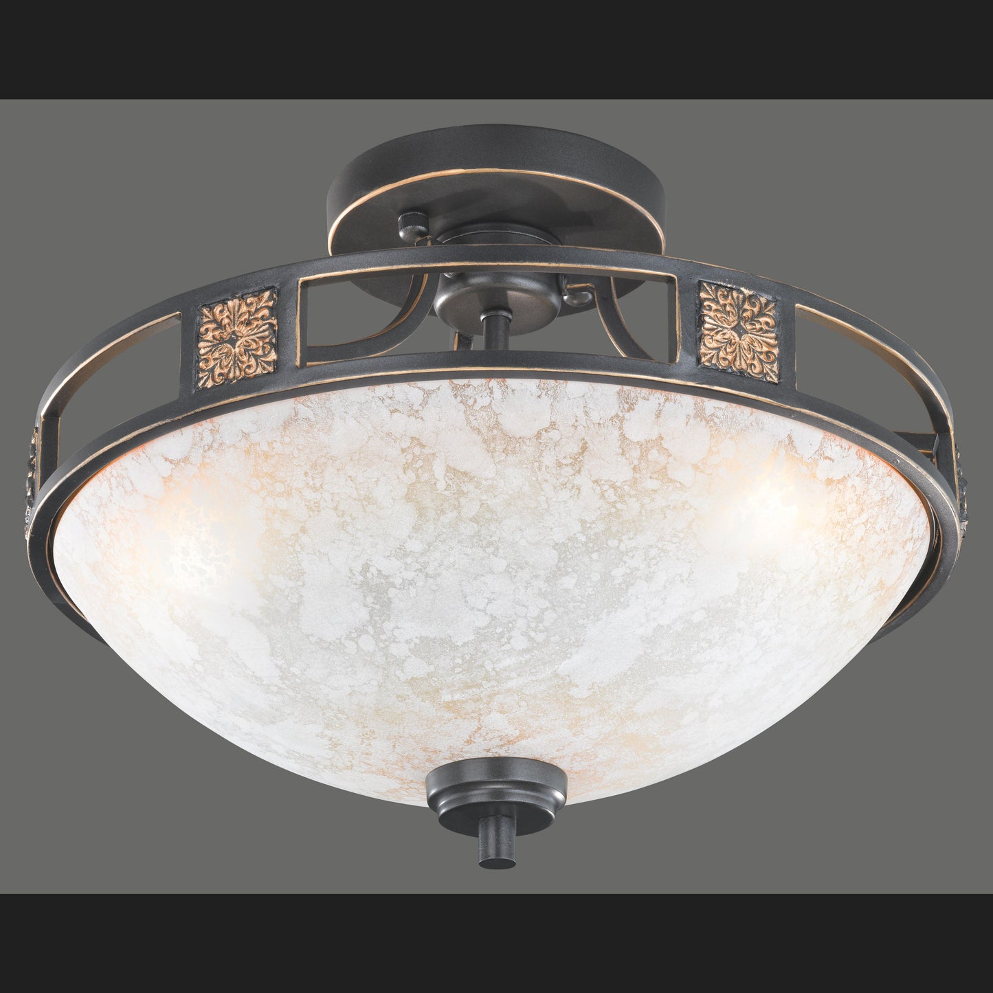 Quinta  - Ceiling lamp - Alabaster Coloured - Trio