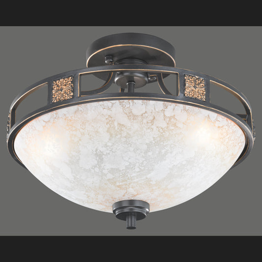 Quinta  - Ceiling lamp - Alabaster Coloured - Trio