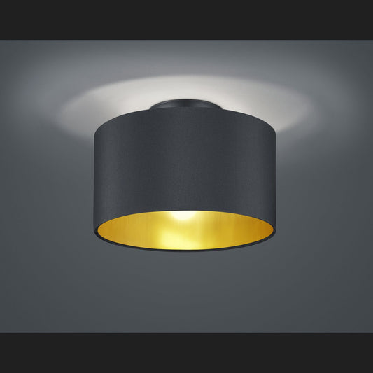 Hostel  - Ceiling lamp - Black Matt - Trio
