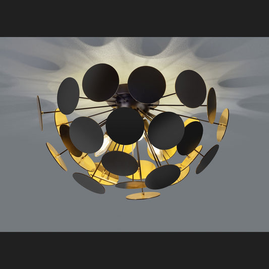 Discalgo  - Ceiling lamp - Black Matt - Trio
