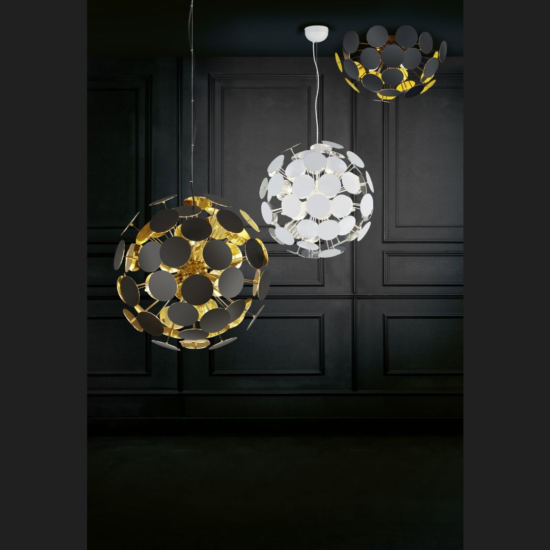 Discalgo  - Ceiling lamp - Black Matt - Trio