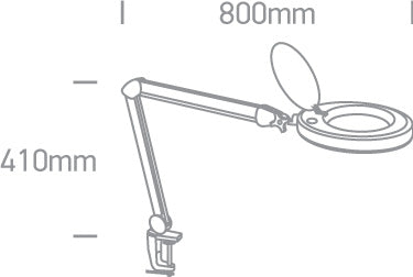 The Magnifying Lens LED Lamp