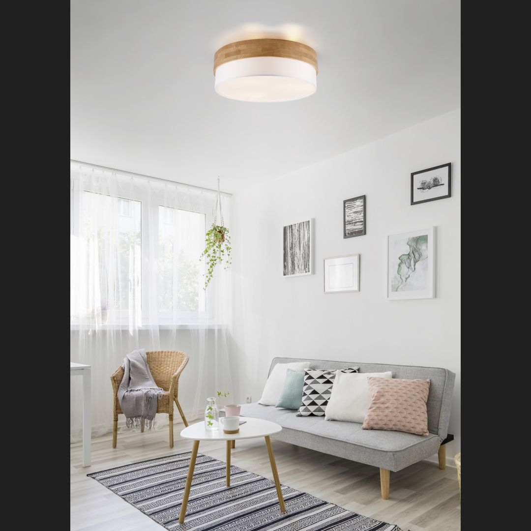 Seasons  - Ceiling lamp - Natural Finish - Trio