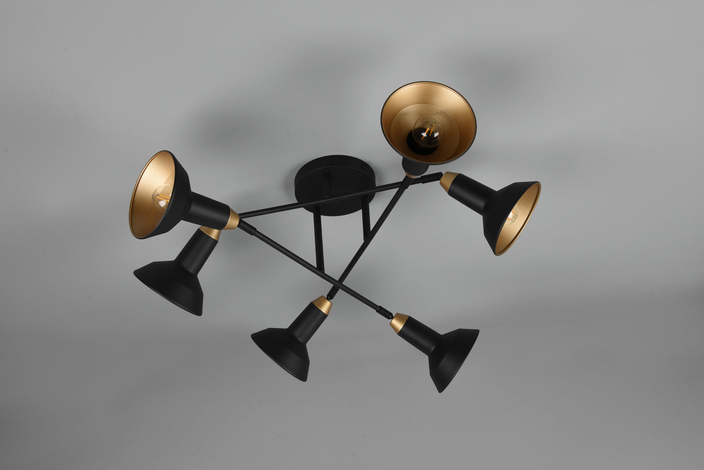 Roxie  - Ceiling lamp - Black Matt - Trio
