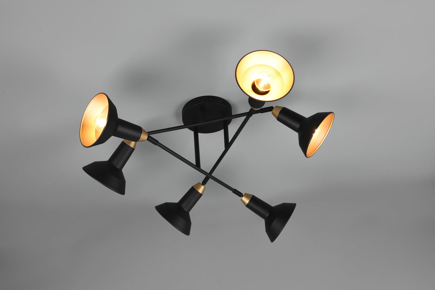 Roxie  - Ceiling lamp - Black Matt - Trio