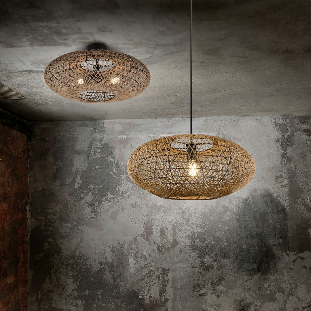 Hedda  - Ceiling lamp - Natural Finish - Trio