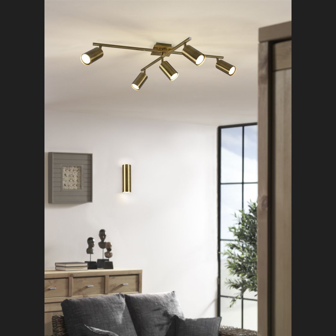 Marley  - Ceiling lamp - Old Brass - Trio