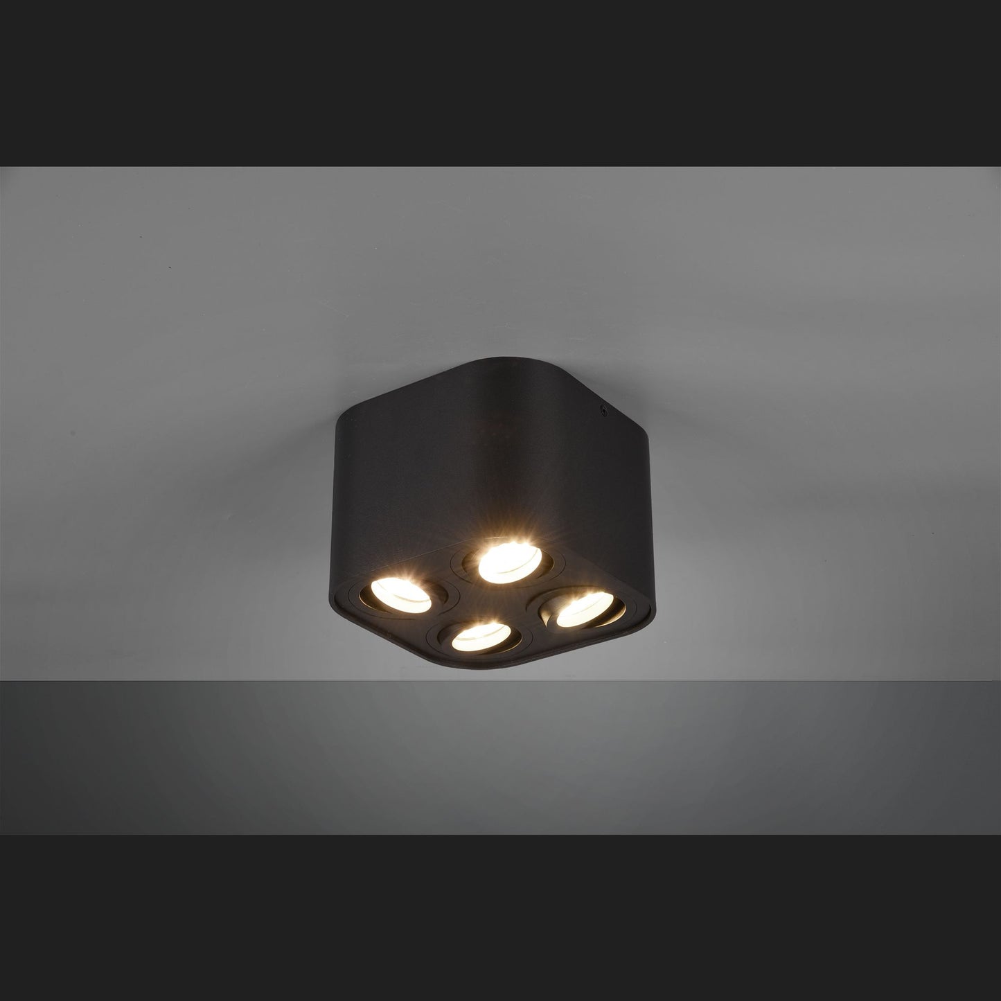 Cookie  - Ceiling lamp - Black Matt - Trio