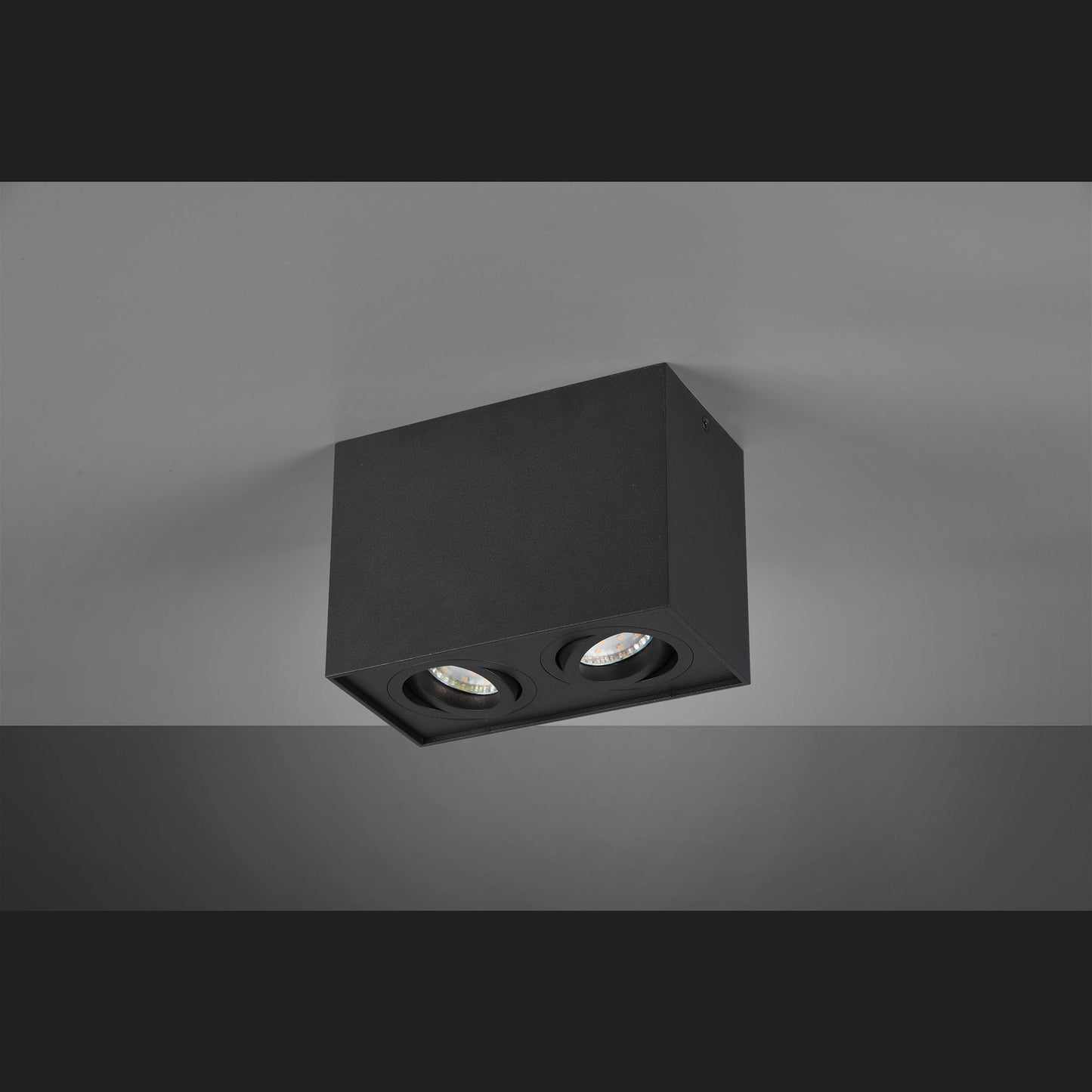 Biscuit  - Ceiling lamp - Black Matt - Trio