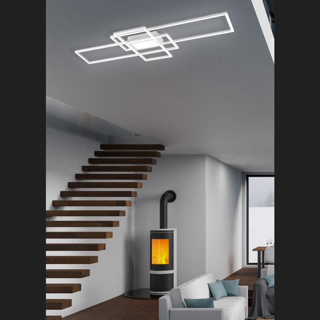Irvine  - Ceiling lamp - White Matt - Trio