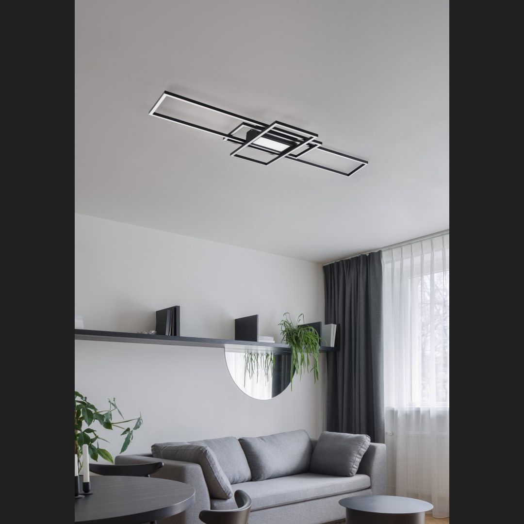 Irvine  - Ceiling lamp - Anthracite - Trio