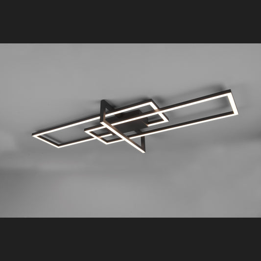 Salinas  - Ceiling lamp - Black Matt - Trio