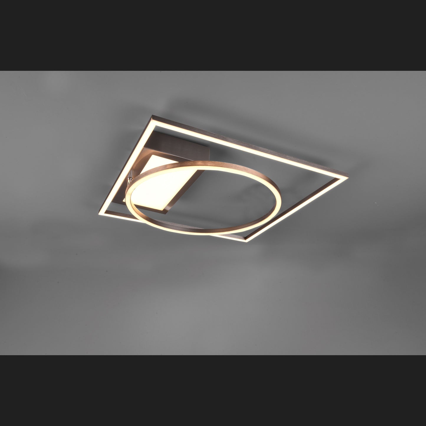 Downey  - Ceiling lamp - Nickel Matt - Trio