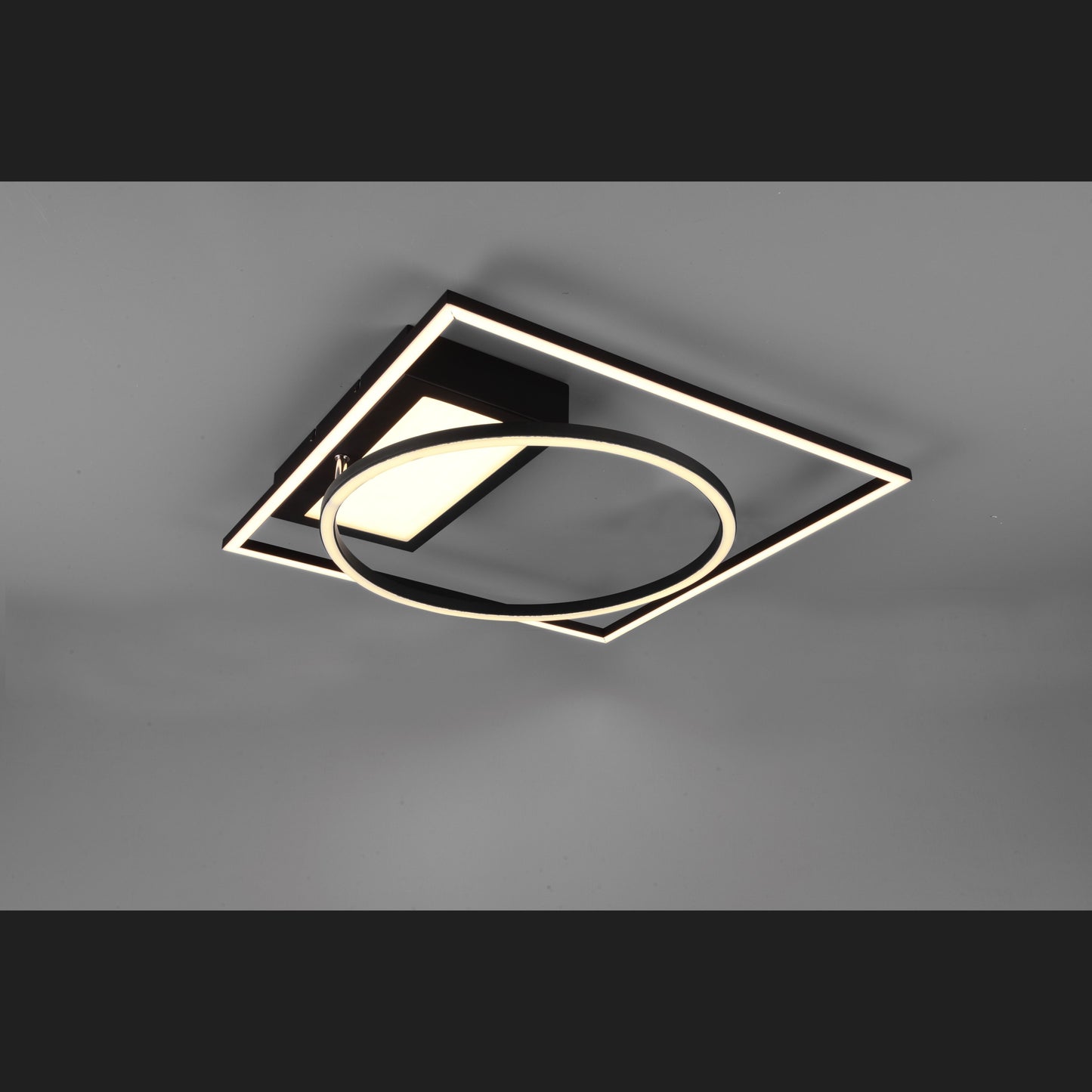 Downey  - Ceiling lamp - Black Matt - Trio