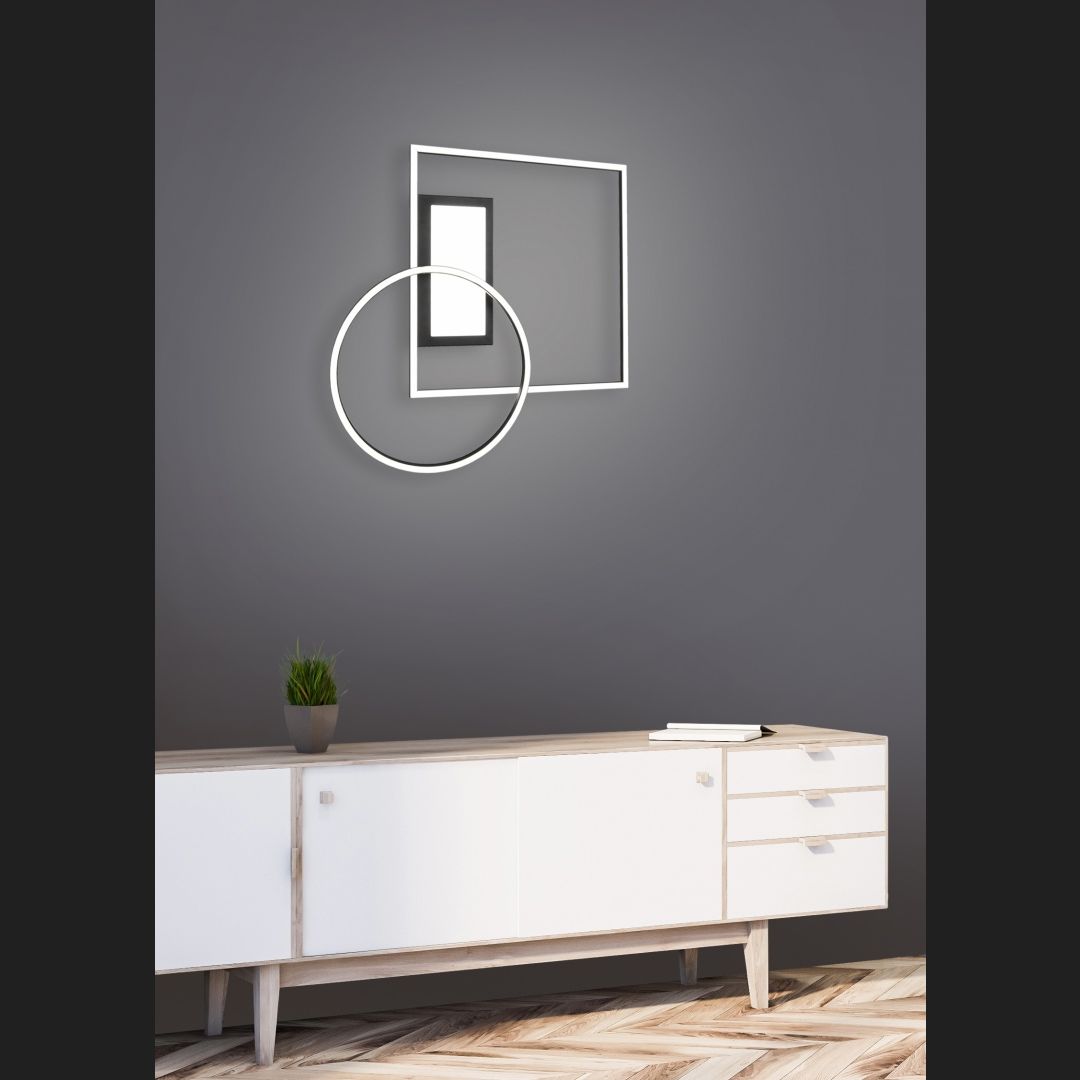 Downey  - Ceiling lamp - Black Matt - Trio
