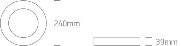 The LED Panel Plafo Round