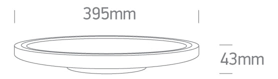 The Ultra Slim LED Plafo Aluminium