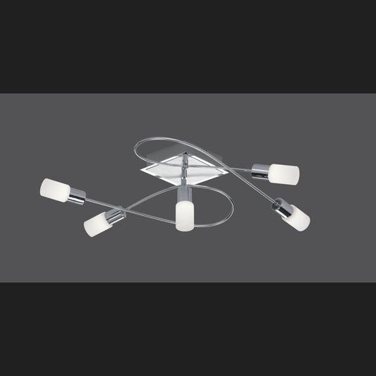 Clapton  - Ceiling lamp - White Brushed - Trio