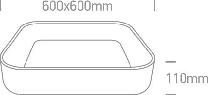 The LED Decorative Plafo Square