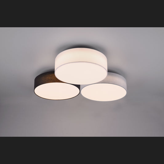 Lugano  - Ceiling lamp - Grey - Trio