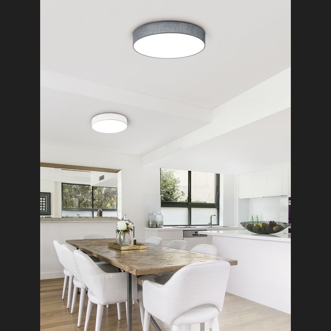 Lugano  - Ceiling lamp - White - Trio