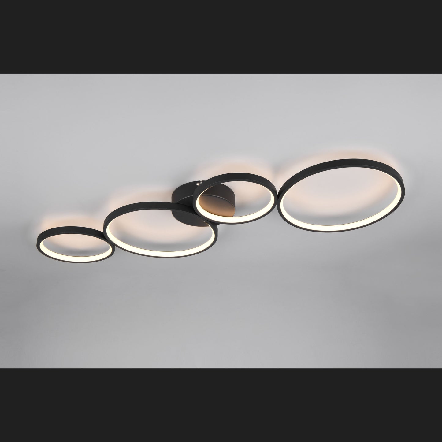 Rondo  - Ceiling lamp - Black Matt - Trio