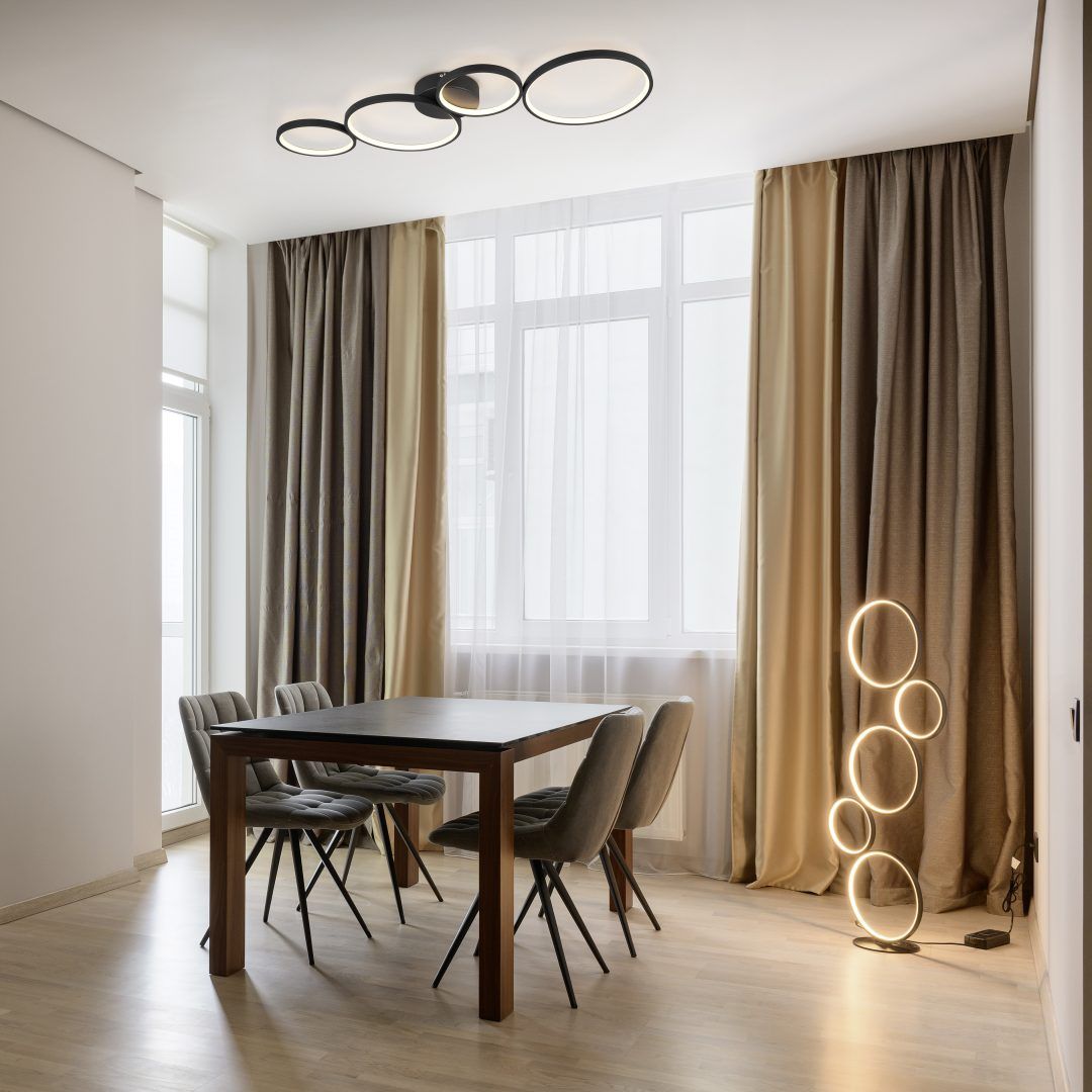 Rondo  - Ceiling lamp - Black Matt - Trio