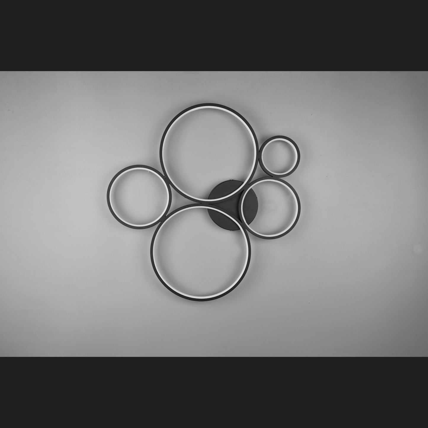 Rondo  - Ceiling lamp - Black Matt - Trio