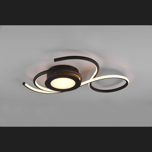 Jive  - Ceiling lamp - Black Matt - Trio