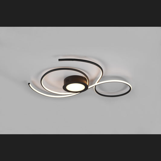 Jive  - Ceiling lamp - Black Matt - Trio