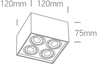 Indoor Mini Series Natural aluminium