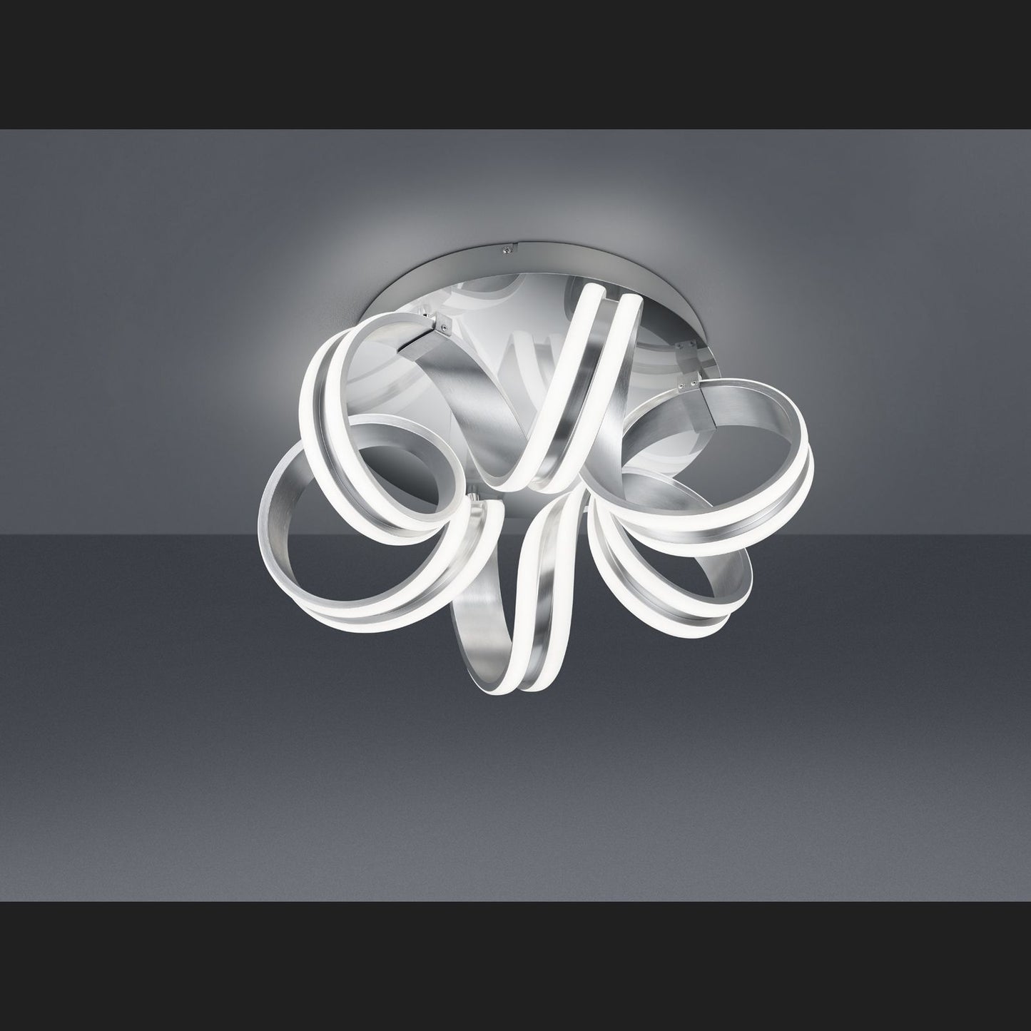 Carrera  - Ceiling lamp - Brushed Aluminium - Trio