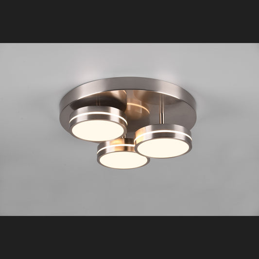 Franklin - Ceiling Light - Nickel Matt - Trio - 626510307