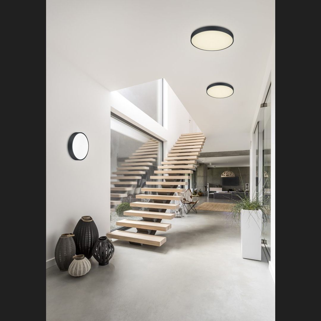 Waco  - Ceiling lamp - Black Matt - Trio