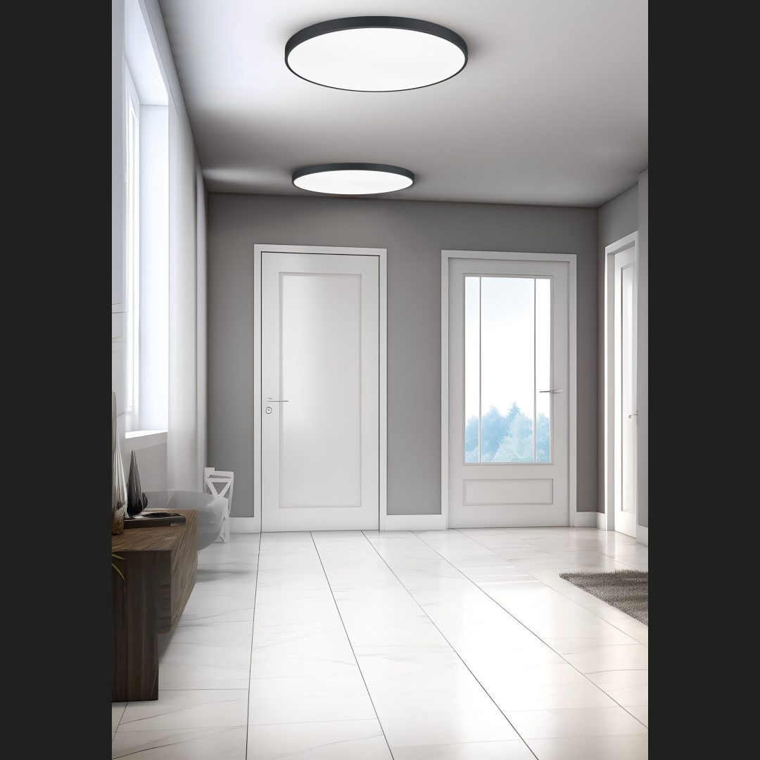 Waco  - Ceiling lamp - Black Matt - Trio