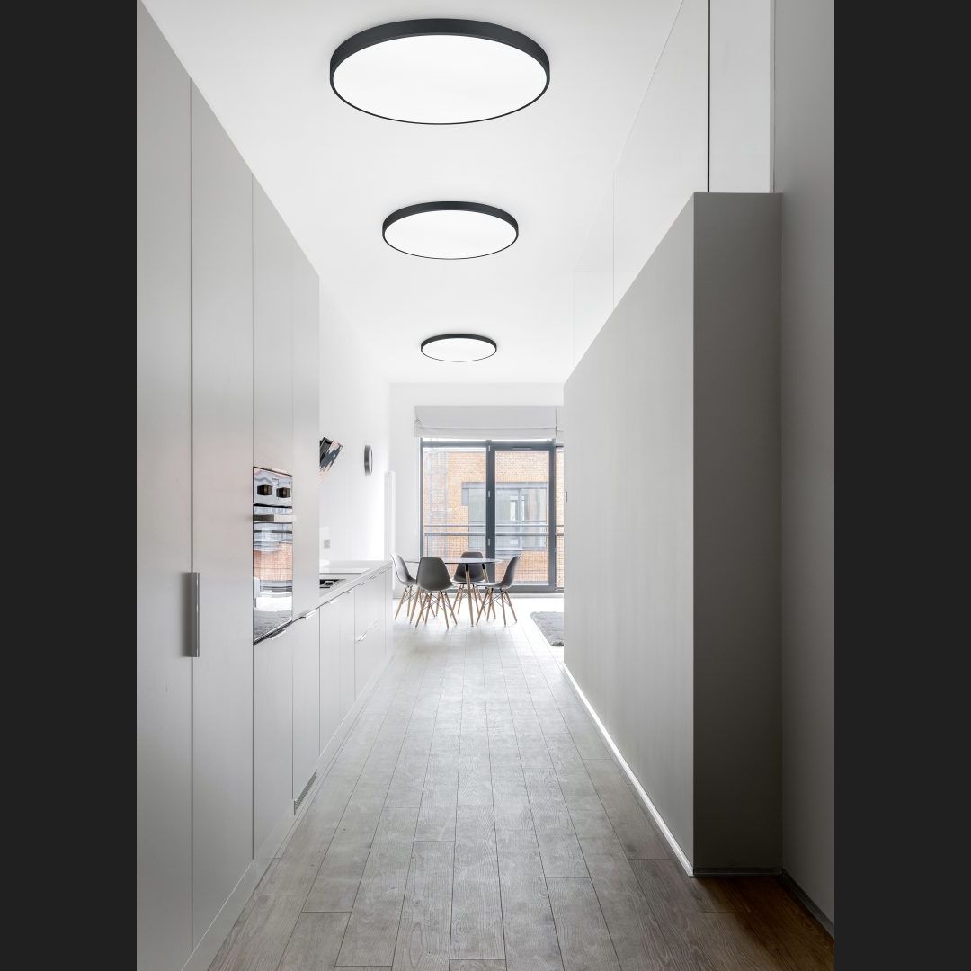 Waco  - Ceiling lamp - Black Matt - Trio
