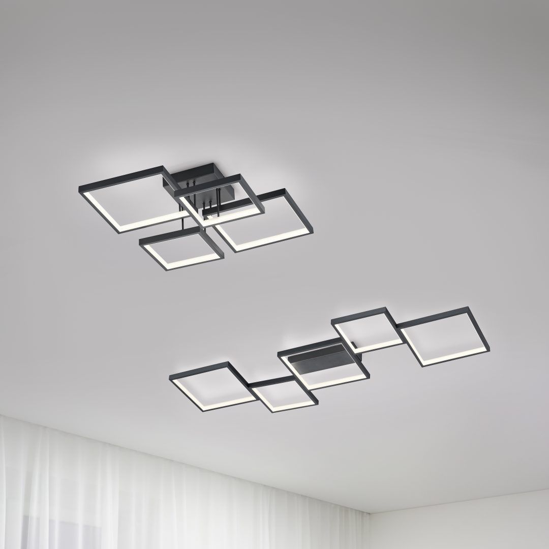 Sorrento  - Ceiling lamp - Black Matt - Trio