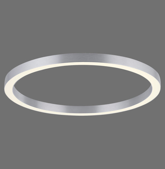 Pure Lines Round - Ceiling Light - Aluminium - By Paul Neuhaus - (6306-95)