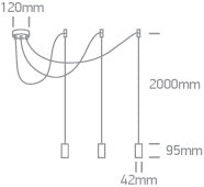 E27 Pendant Tubes