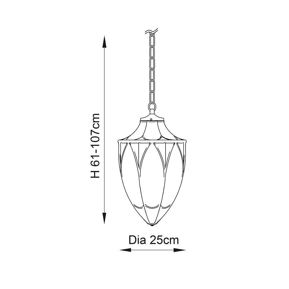 Brooklyn Medium acorn pendant