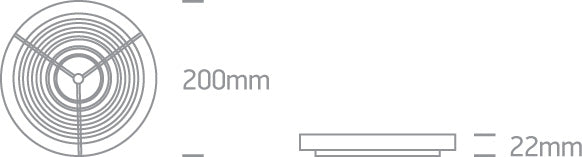 Multi LED Slim Plafo