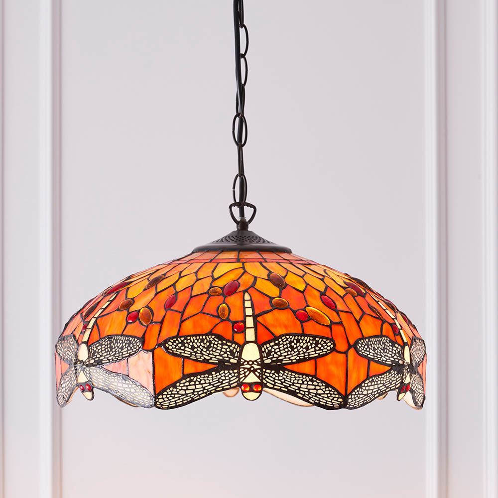 Dragonfly flame Medium 3lt pendant