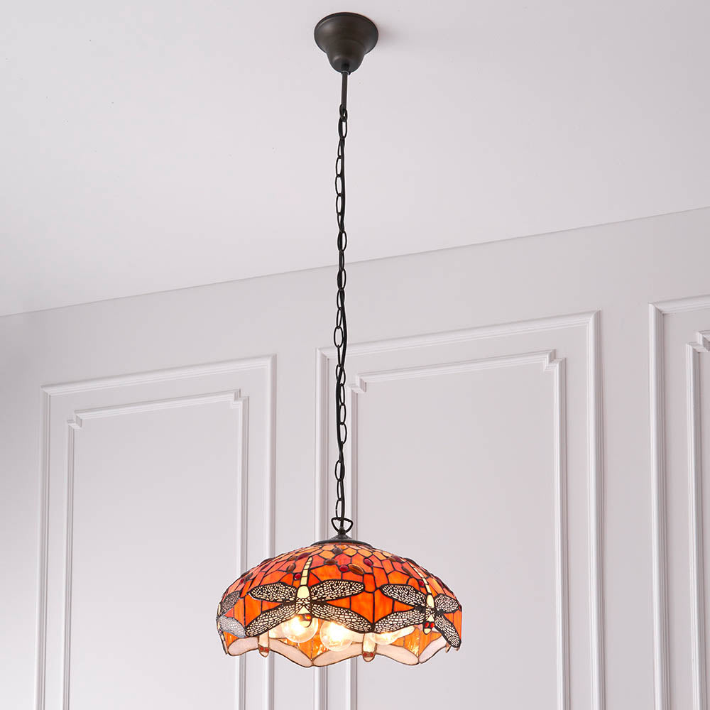 Dragonfly flame Medium 3lt pendant