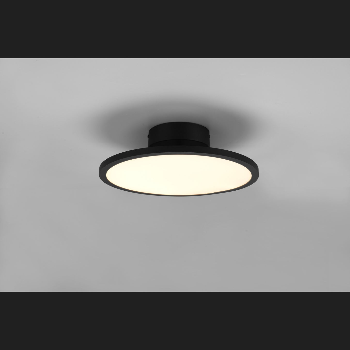 Tray  - Ceiling lamp - Black Matt - Trio